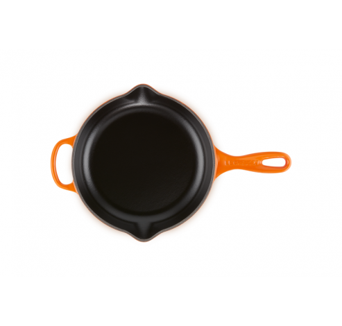 Skillet rond en fonte émaillée 23cm Volcanique  Le Creuset