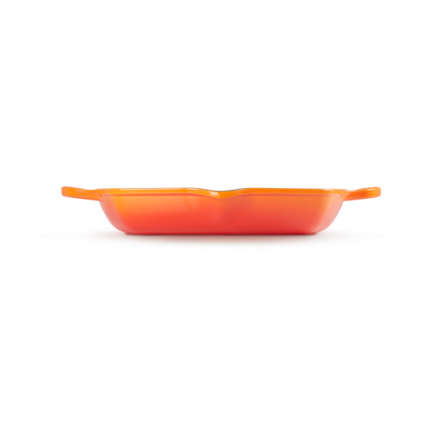 Gril carré profond en fonte émaillée 30cm Volcanique  Le Creuset