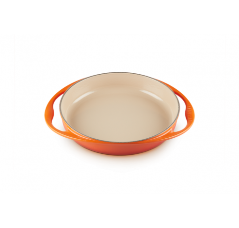 Plat à tarte tatin en fonte émaillée 2,6l 28cm Volcanique  Le Creuset