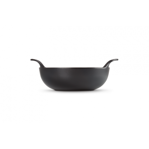 Balti Dish in Geëmailleerd Gietijzer 24cm 2,7l mat zwart 