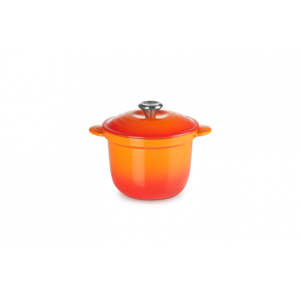 Cocotte Every in Geëmailleerd Gietijzer 18cm 2l Oranjerood 