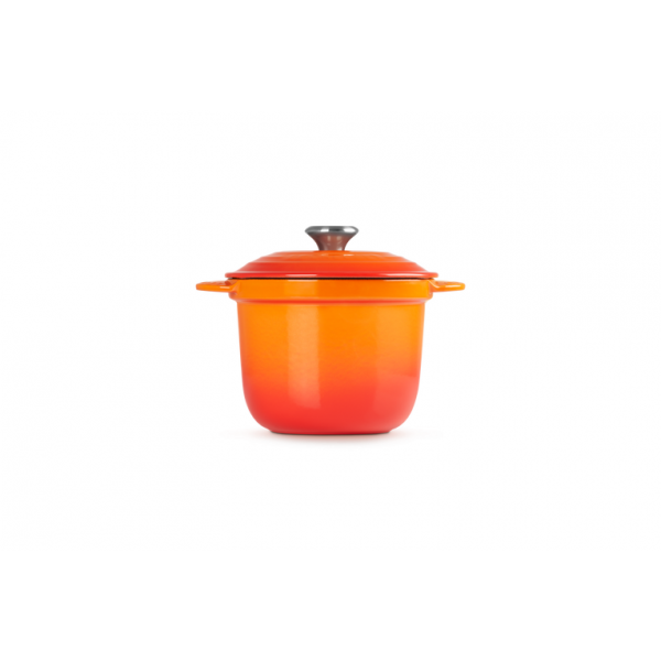 Cocotte Every in Geëmailleerd Gietijzer 18cm 2l Oranjerood 