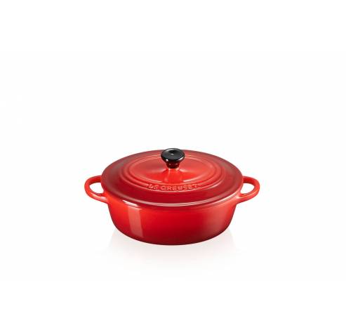 Ovale mini braad- stoofpan 12 cm Kersenrood  Le Creuset