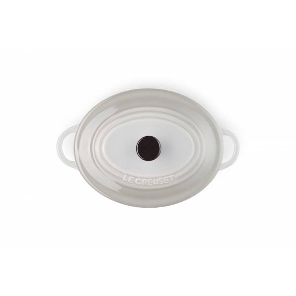 Le Creuset Ovenschotels Ovale mini braad- stoofpan 12 cm mist grey