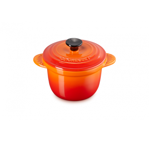 Mini Cocotte Every in Aardewerk 13cm 0,45l Oranjerood  Le Creuset