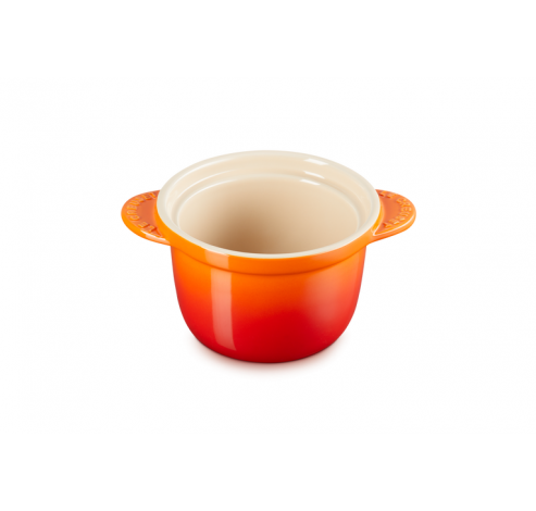 Mini Cocotte Every in Aardewerk 13cm 0,45l Oranjerood  Le Creuset