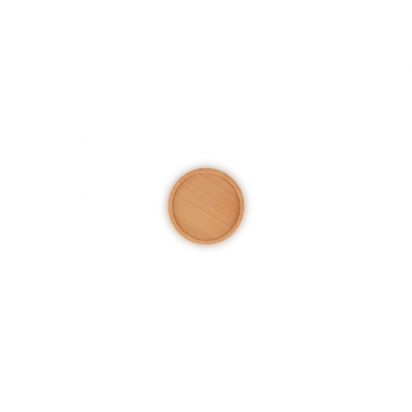 Voorraadpot M in Aardewerk met Houten Deksel 10cm 0,54L Oranjerood 