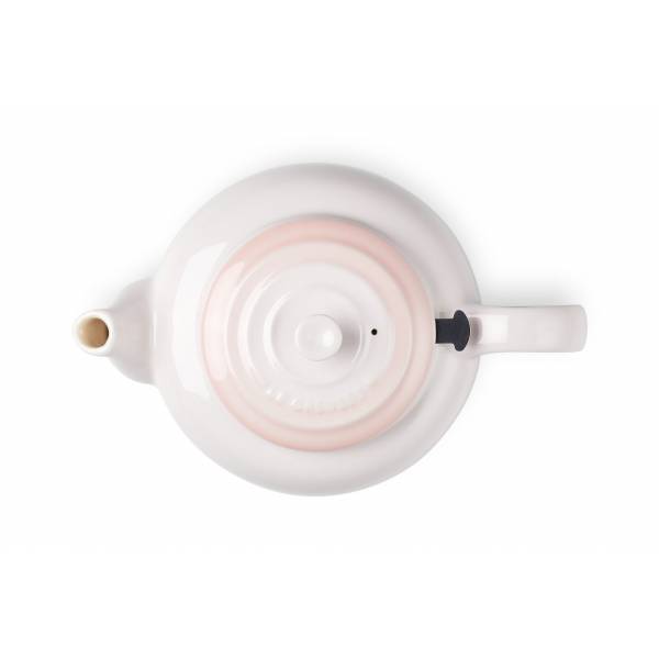 Theepot met RVS filter 1L Shell Pink 