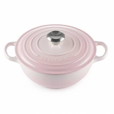 Marmite in Geëmailleerd Gietijzer 24cm 3,1L Shell Pink  Le Creuset