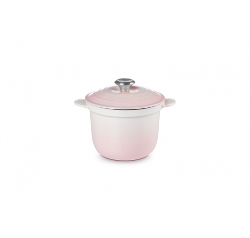 Cocotte Every in Geëmailleerd Gietijzer 18cm 2L Shell Pink   Le Creuset