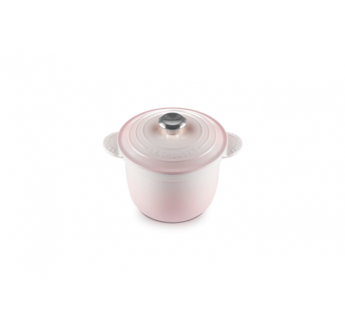 Cocotte Every in Geëmailleerd Gietijzer 18cm 2L Shell Pink   Le Creuset