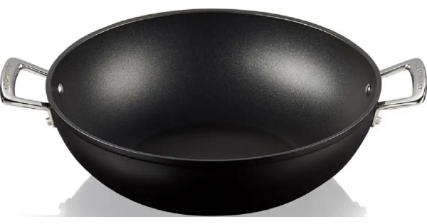 Anti-aanbak wokpan 32cm Zwart