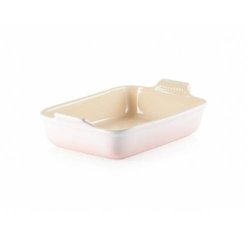 Aardewerken rechthoekige ovenschaal in Shell Pink 26cm 2,3l  Le Creuset