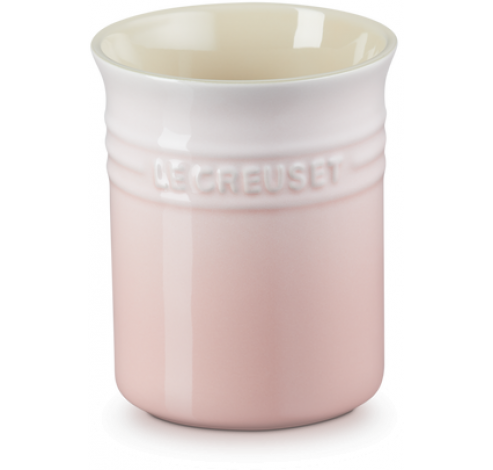 Petit pot à ustensiles en céramique 15cm 1,1l Shell Pink  Le Creuset