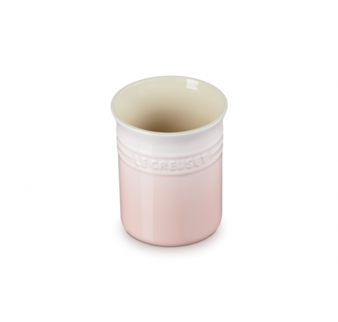 Petit pot à ustensiles en céramique 15cm 1,1l Shell Pink  Le Creuset