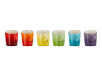 Espressotasjes Rainbow Set van 6 in Aardewerk 0,1l