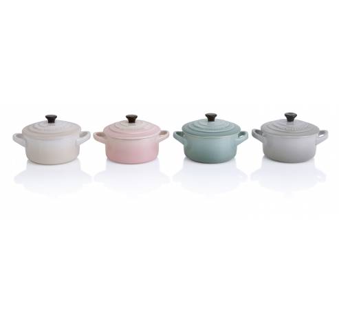 4 mini braad-/stoofpannetjes in cadeauverpakking  Le Creuset