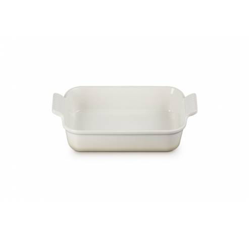 Plat rectangulaire Héritage en céramique 19cm 1,1l Meringue  Le Creuset