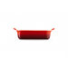 Le Creuset Ovenschotels Aardewerken rechthoekige ovenschaal in Oranje-rood 26cm 2,3l