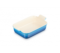 Ovenschaal Rechthoekig in Aardewerk 26cm 2,4l Marseilleblauw Le Creuset