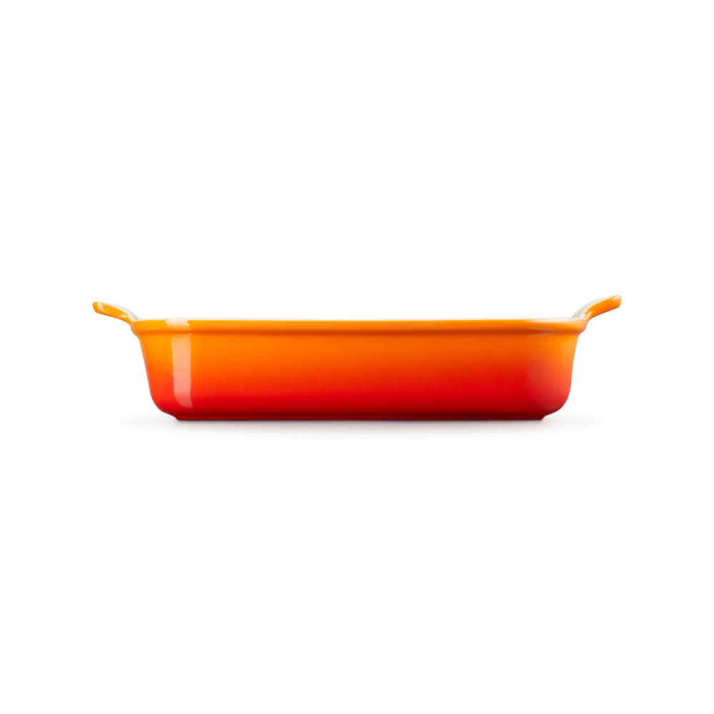 Le Creuset Ovenschotels  Ovenschaal Rechthoekig in Aardewerk 32cm 4l Oranje-rood