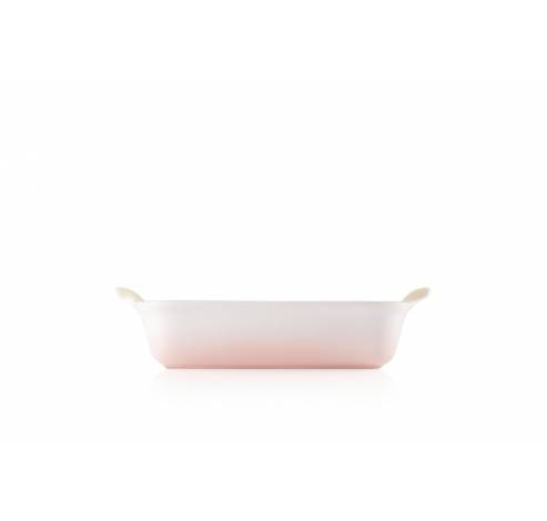 Plat rectangulaire en céramique Shell Pink 2,3l 26cm  Le Creuset