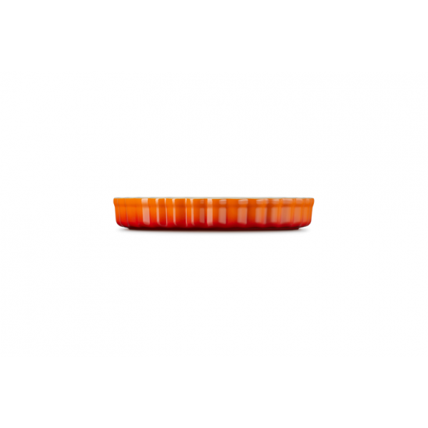 Taartvorm in Aardewerk 24cm Oranjerood 