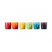 Koffietassen Rainbow Set van 6 in Aardewerk 0,2l 