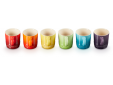 Koffietassen Rainbow Set van 6 in Aardewerk 0,2l