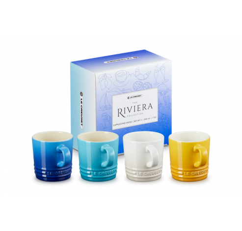 Koffietassen Set van 4 Riviera in Aardewerk 0,2l  Le Creuset