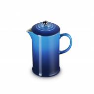 Koffiepot met Pers in Aardewerk Azure 22cm 0,8l 