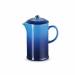 Koffiepot met Pers in Aardewerk Azure 22cm 0,8l 