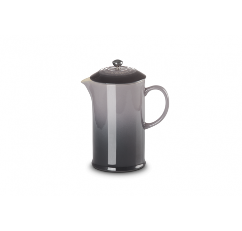 Koffiepot met Pers in Aardewerk 22cm 0,8l Flint  Le Creuset