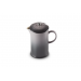 Koffiepot met Pers in Aardewerk 22cm 0,8l Flint 