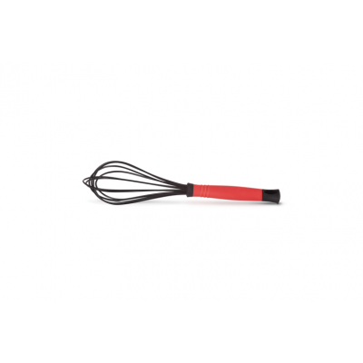 Klopper in Siliconen Kersenrood/Ebbenzwart  Le Creuset