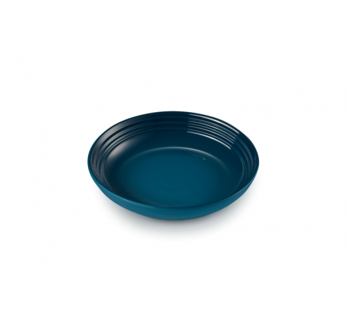 Assiette Creuse en Faïence 22cm 0.9l Deep Teal  Le Creuset