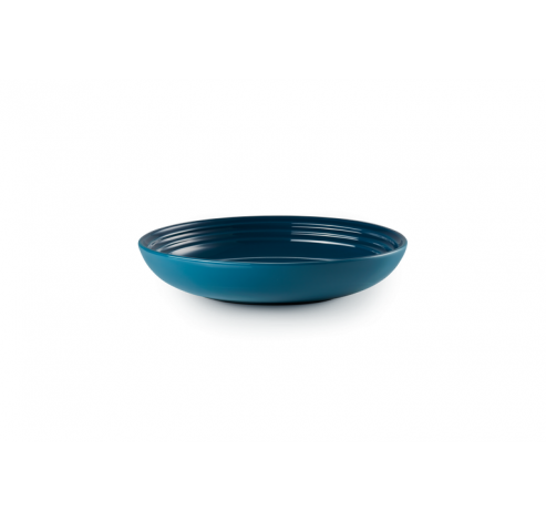 Assiette Creuse en Faïence 22cm 0.9l Deep Teal  Le Creuset