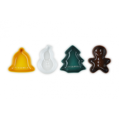 Schaaltjes Kerst Set van 4 in Aardewerk  Le Creuset