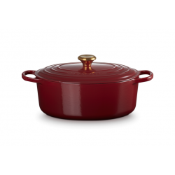 Le Creuset Stoofpan Ovaal in Geëmailleerd Gietijzer Rhone 31cm 6,3l 