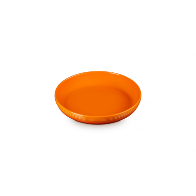 Diep Bord Coupe Oranjerood 22cm 