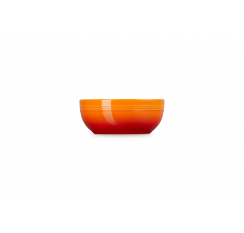 Ontbijtkom Coupe Oranjerood 16cm  Le Creuset