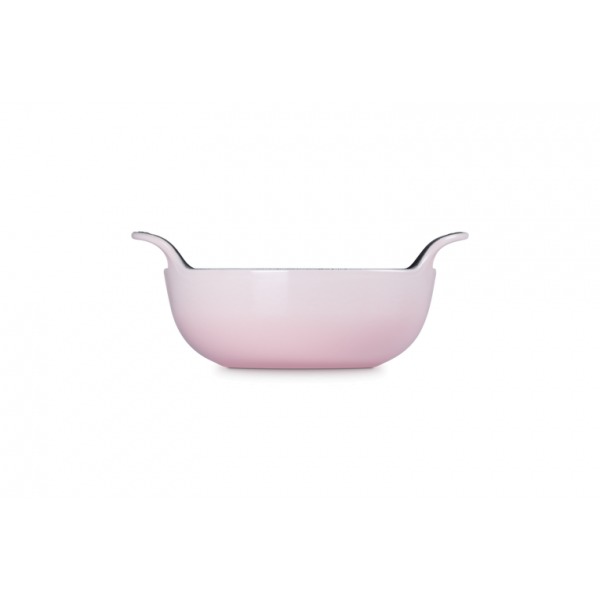 Balti Dish in Geëmailleerd Gietijzer Shell Pink 