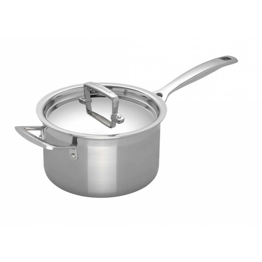 Steelpan in RVS met Deksel 18cm 2,8l 