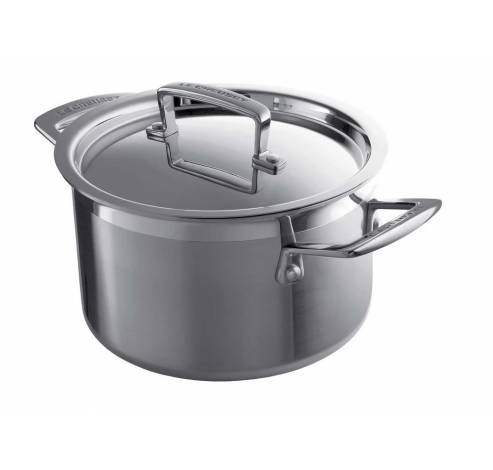 Kookpan hoog RVS 18cm  Le Creuset