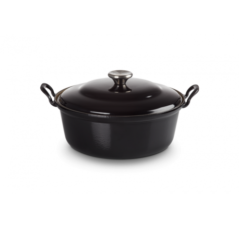 Faitout in Geëmailleerd Gietijzer 32cm 7,8l Ebben Zwart  Le Creuset