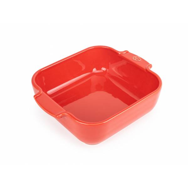 Appolia vierkante ovenschotel 21cm Rood Peugeot Appolia vierkante ovenschotel 21cm Rood Peugeot