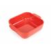 Appolia vierkante ovenschotel 21cm Rood Peugeot Appolia vierkante ovenschotel 21cm Rood Peugeot