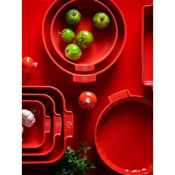 Appolia ovale ovenschotel 40cm rood 