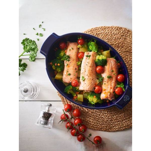 Appolia Ovenschotel ovaal 31cm Blauw Peugeot Appolia Ovenschotel ovaal 31cm Blauw Peugeot