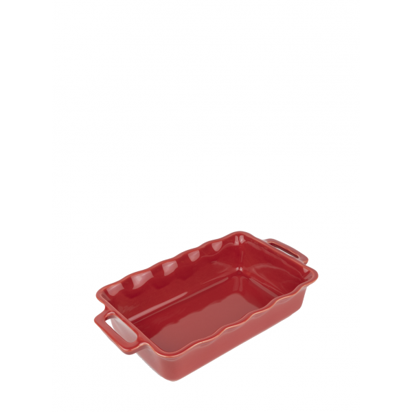Délices Rechthoekige ovenschaal kersenrood 31cm Peugeot Délices Rechthoekige ovenschaal kersenrood 31cm Peugeot